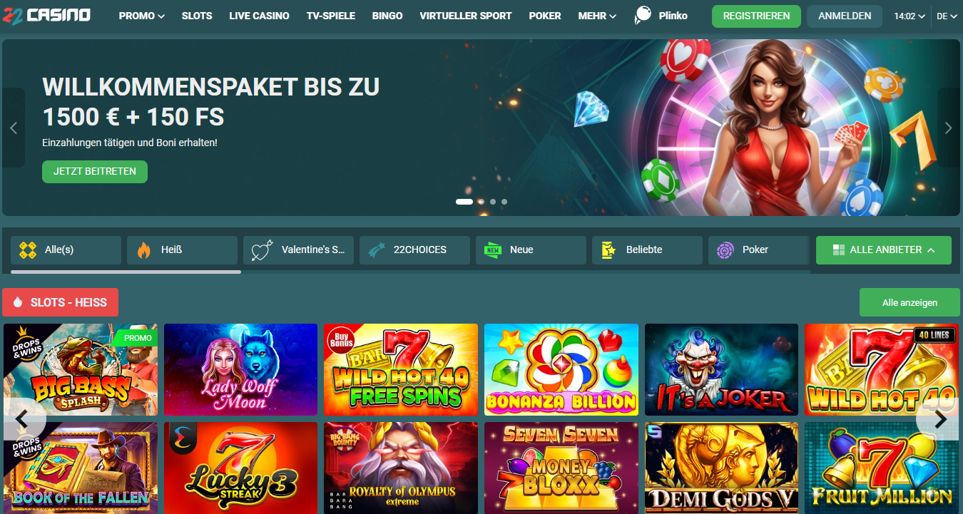 22Bet Casino Erfahrungen
